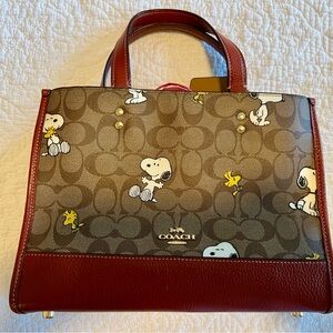 Coach x Peanuts satchel. Like new, worn 3 times.